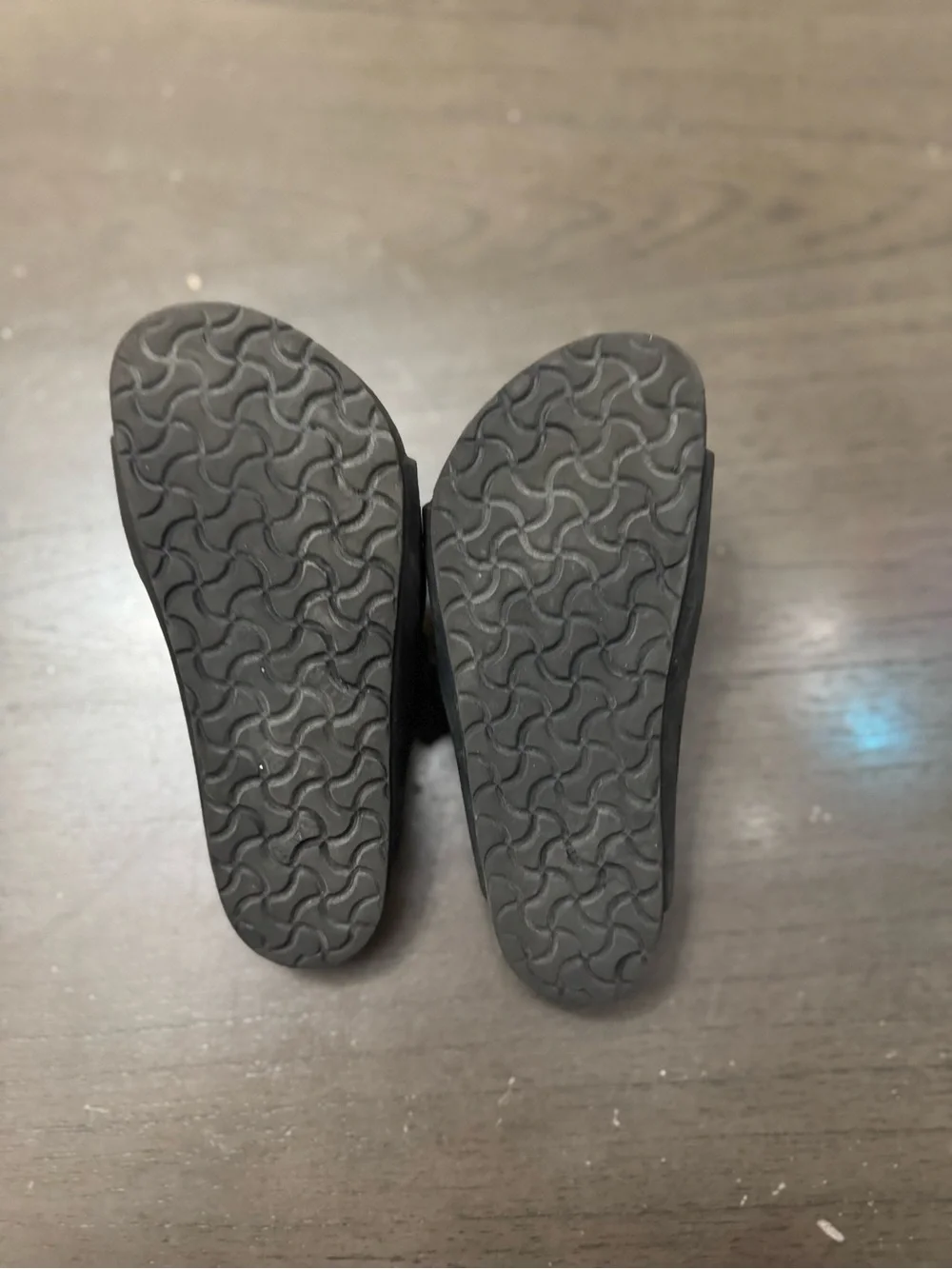 Birkenstock Kids Black Double Strap Slide Sandals size EU 29